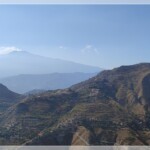 Blick von Castelmola auf den Ätna Blick von Castelmola auf den Ätna, Sizilien, Italien