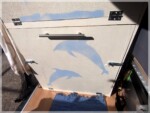 Schrank für Tarp, Gaskocher, Campingstühle etc. Minicamper Ausbau